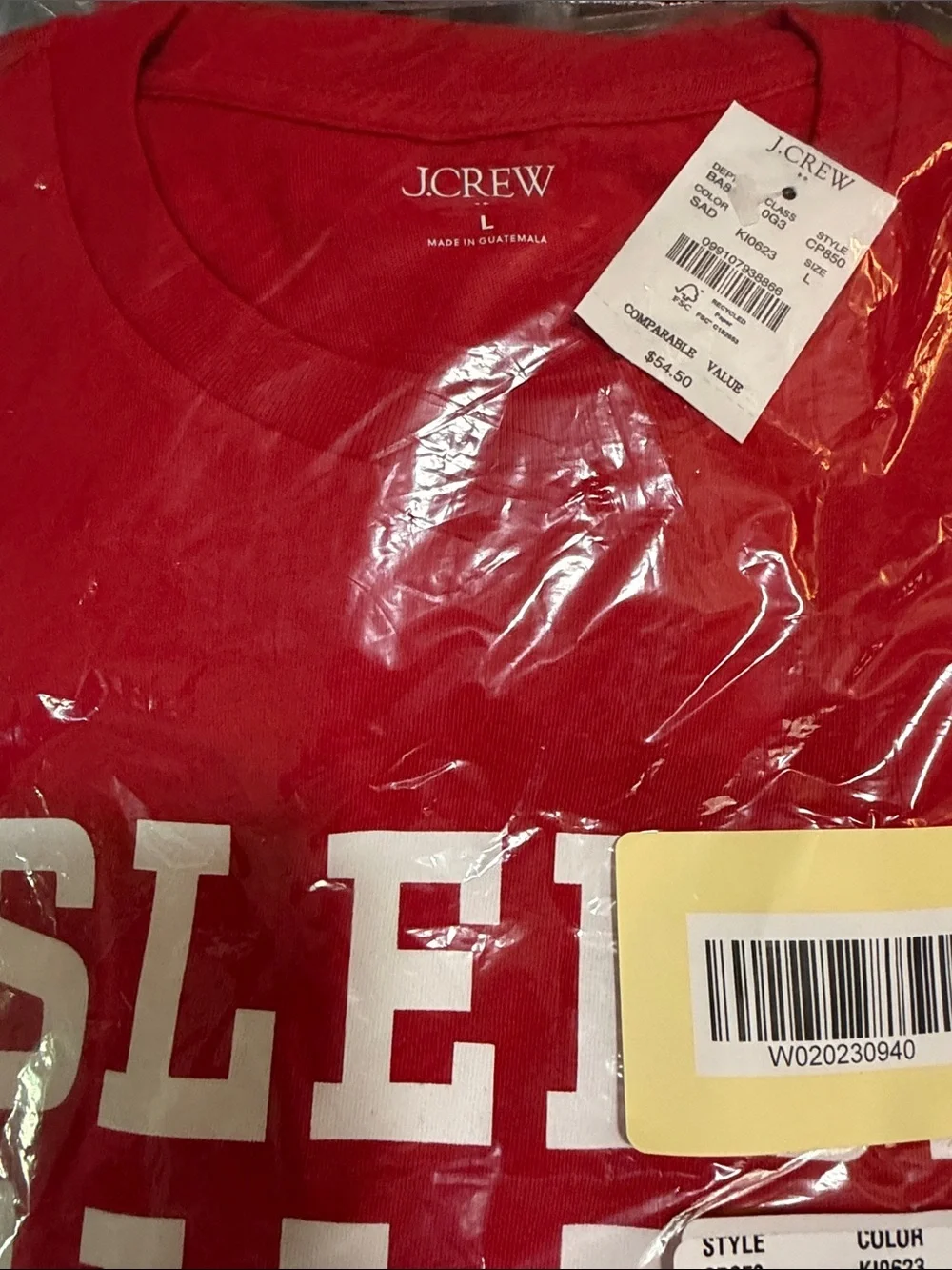 J. Crew Red 